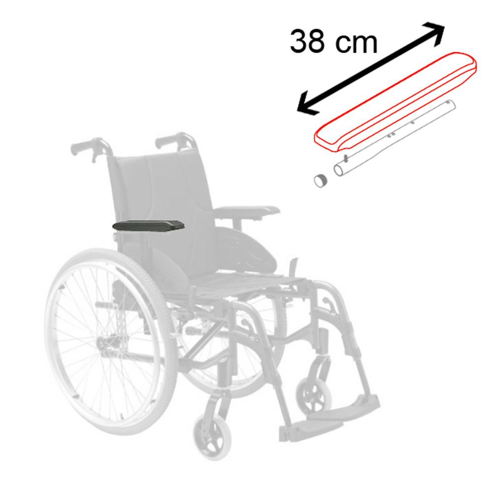 Manchette Longue - Accoudoir Fauteuil Action NG - Longueur : 38 cm