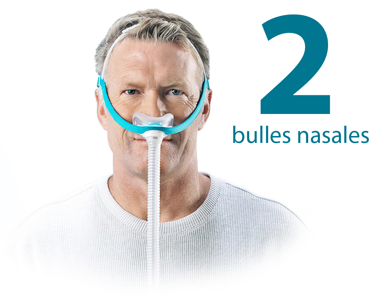 Masque Nasal PPC - Evora - 2 Bulles - Pack Annuel 