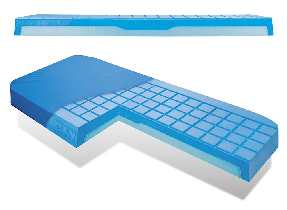 Matelas Anti-Escarres pour Enfants - Viscoélastique - avec Housse Intégrale Polymaille - Viscoflex Monobloc Kid 