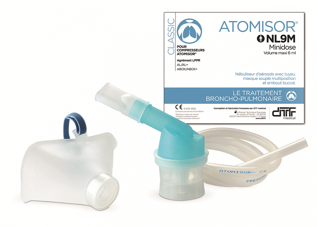 Kit de Nébulisation Aérosol Pneumatique - NL9M / NL9MP Minidose 