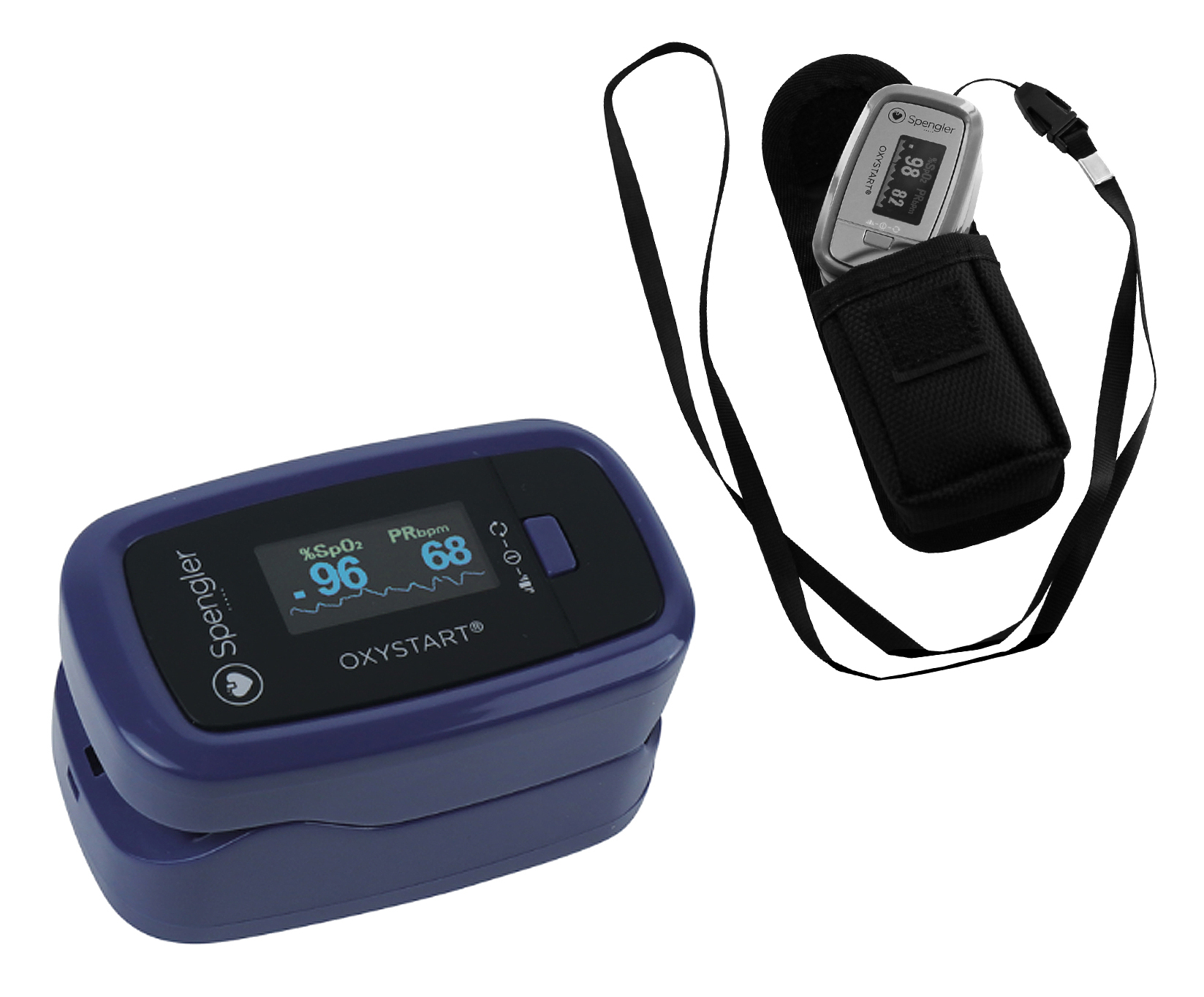 Oxymètre de Doigt - OxyStart - Myrtille 