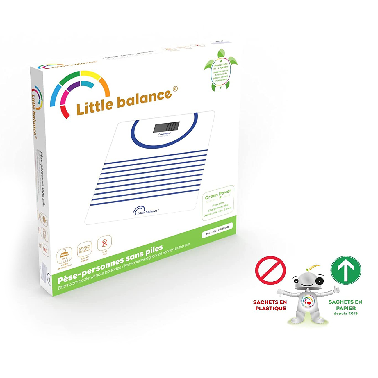 Pèse-personne - Marinière - USB-R 