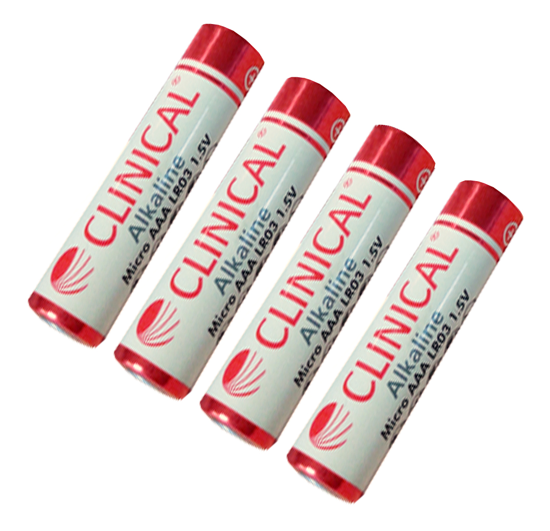 Pile alcaline - Clinical - 1,5V LR03 AAA - Lot de 4