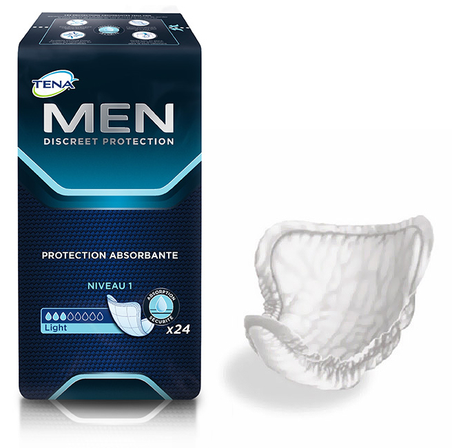 Couche adulte homme Tena men niveau 1 - Disponible chez