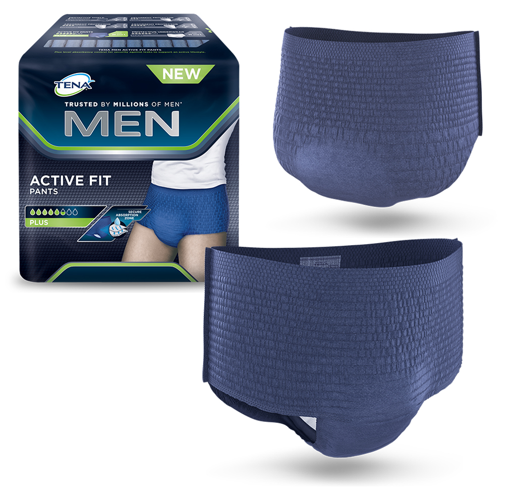 TENA Men - Active Fit - Médium - Paquet de 9