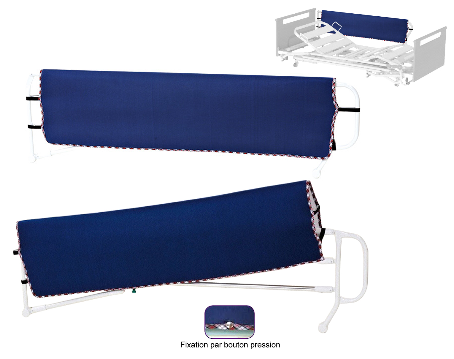 Protections de Barrières de Lit - la Paire - Coton  