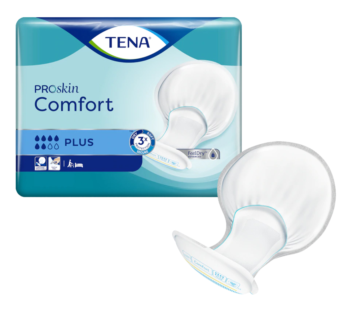 TENA Comfort Proskin - Protections Anatomiques - Plus - Paquet de 46