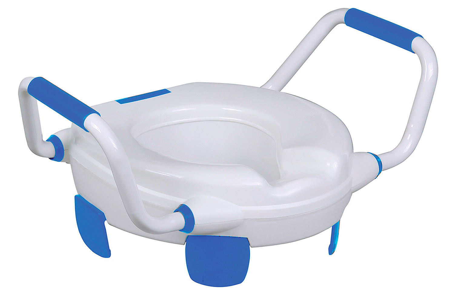 Rehausse WC Avec pattes de maintien et Accoudoirs - Clipper IV 