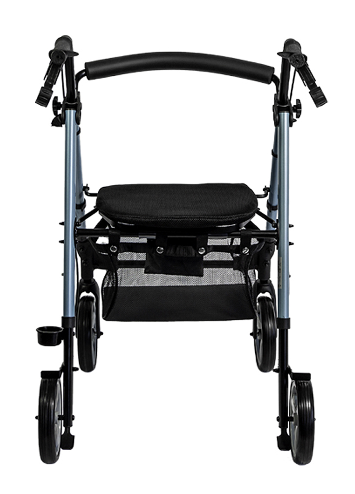 Rollator 4 Roues - Pliant et Léger - Boston - Bleu 