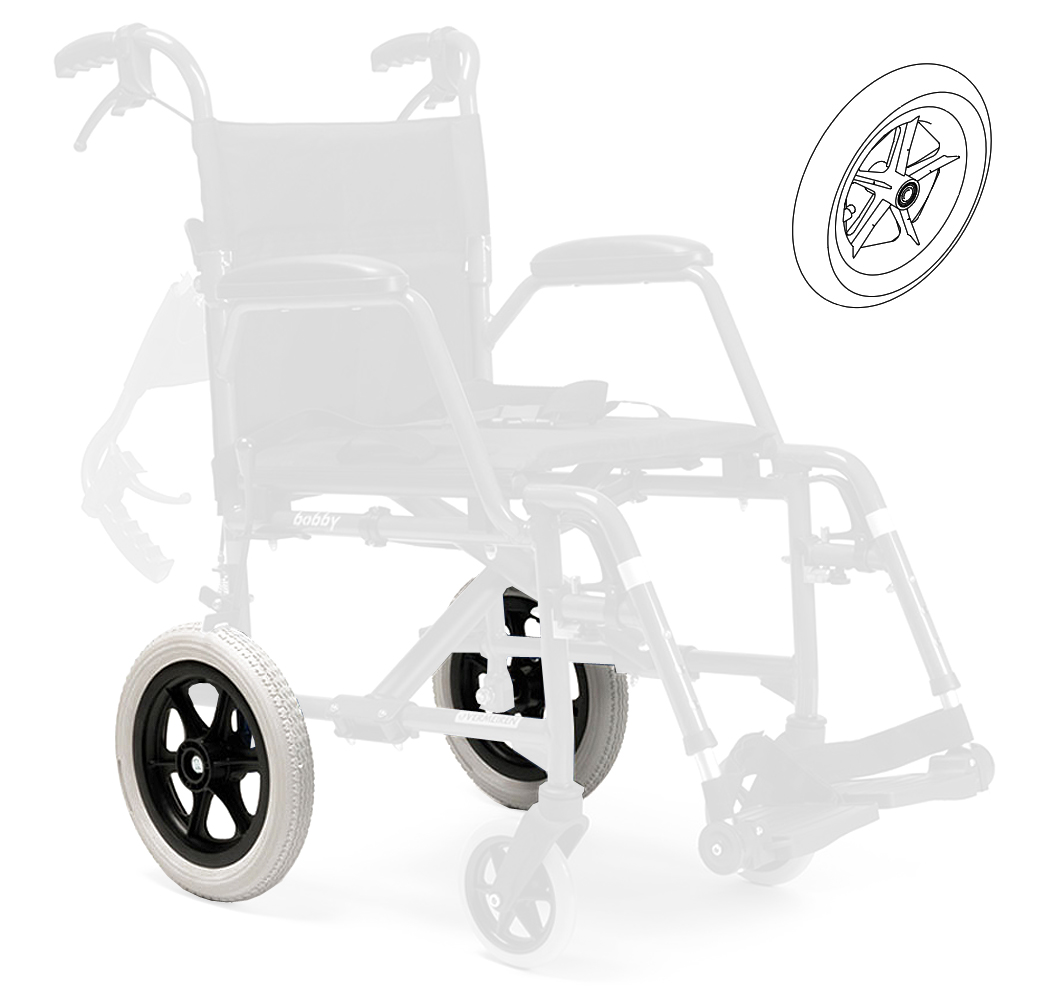 Roue Arrière - Fauteuil Transfert Bobby 