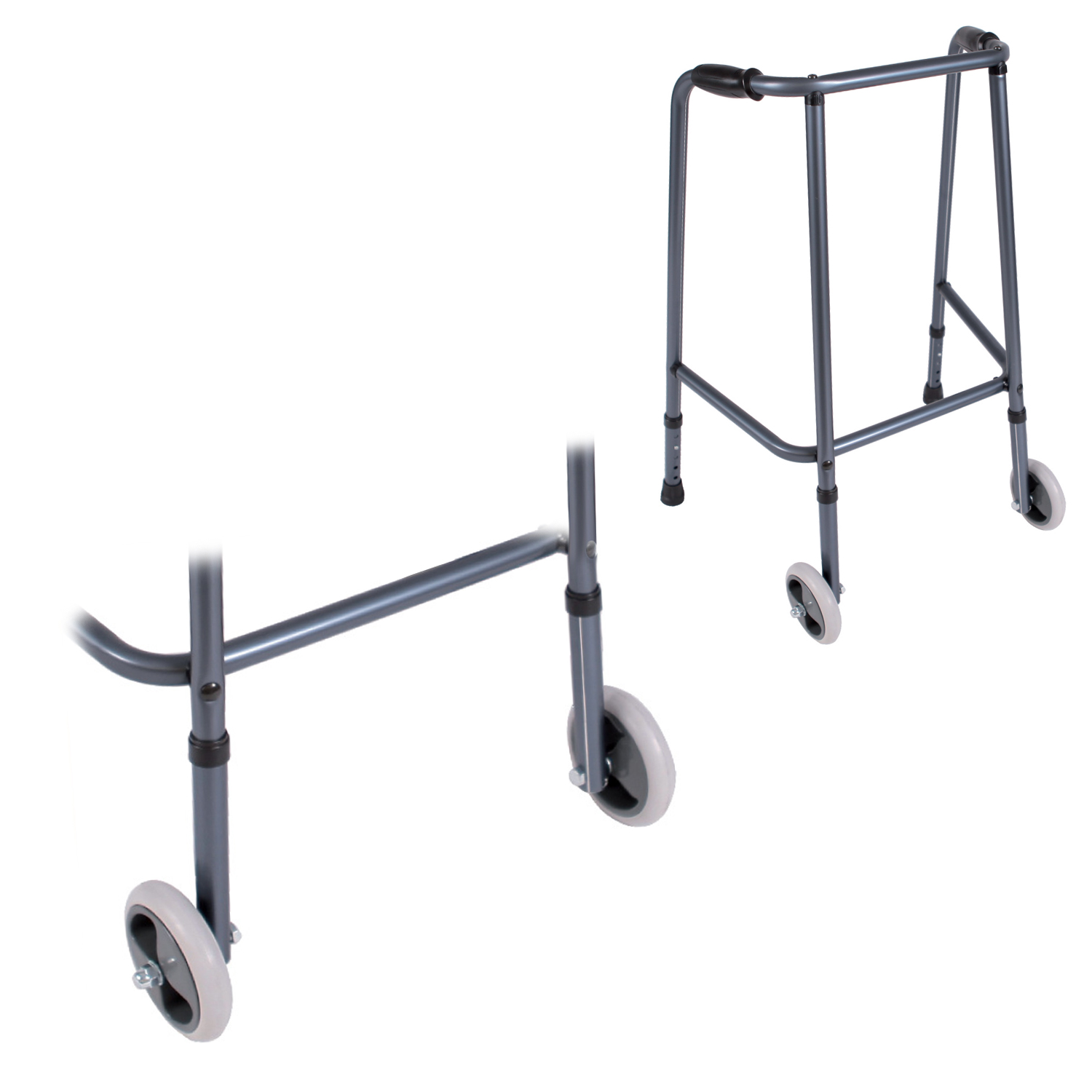 Roulettes avant pour cadre de marche Movigo 