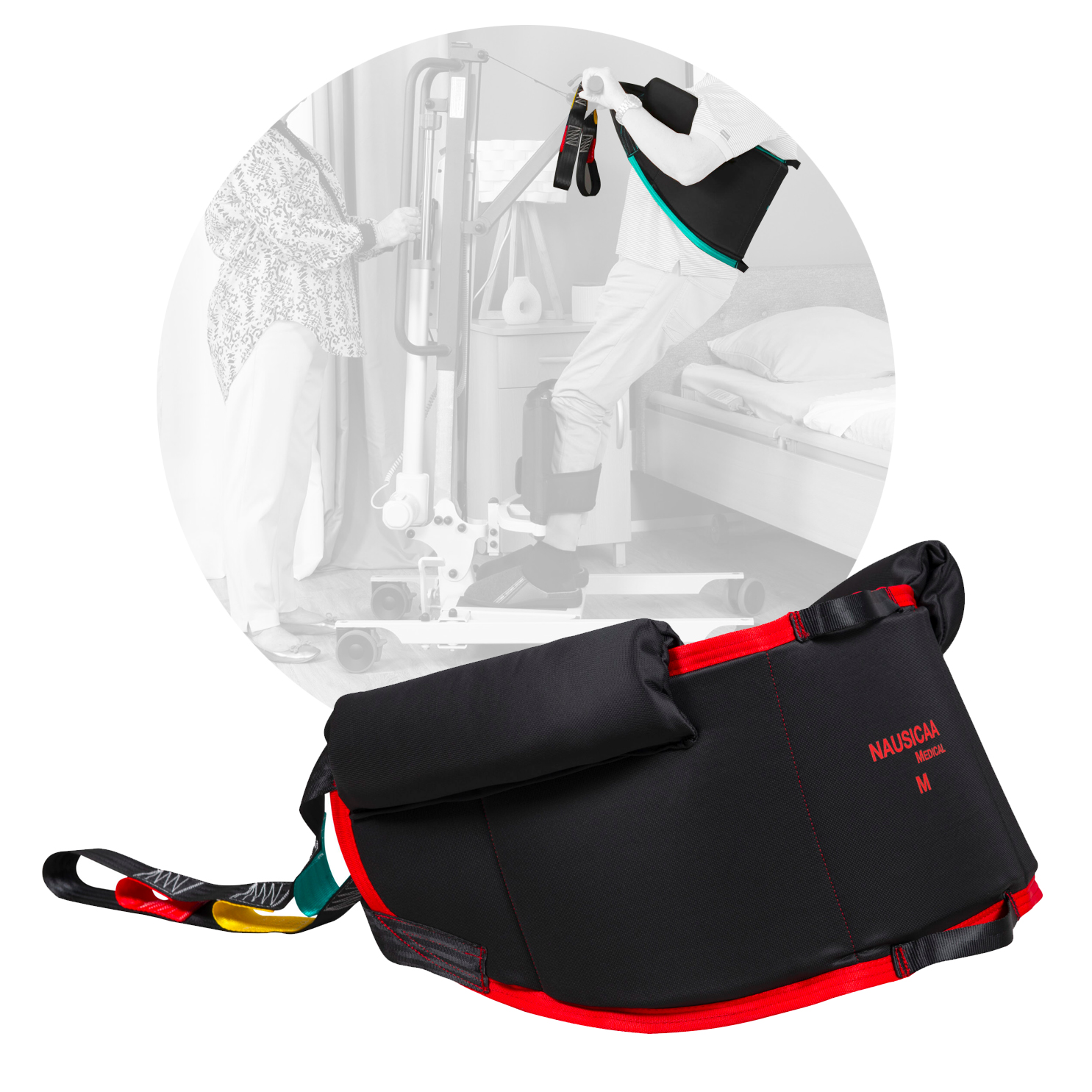 Sangle verticalisateur dorsale pour soulève personne - Verticonfort 