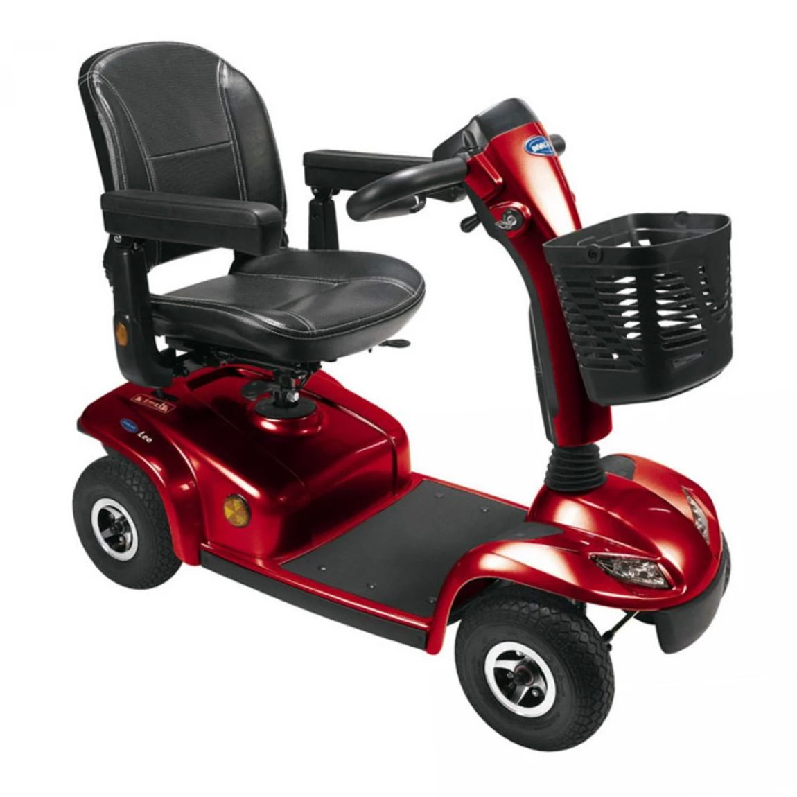 Scooter Electrique 4 Roues - Léo  - Rouge Ruby 