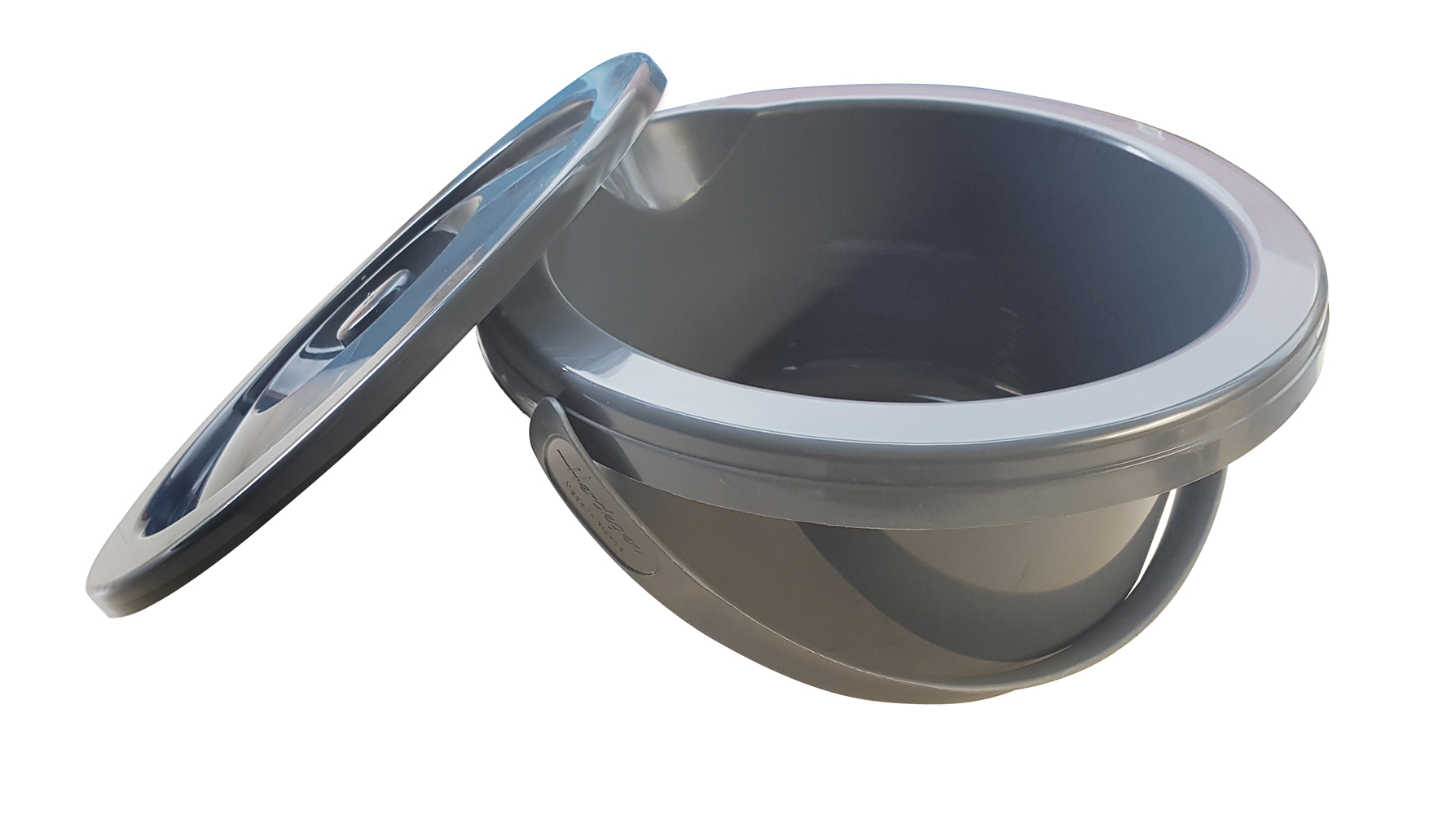 Seau Gris avec Couvercle 