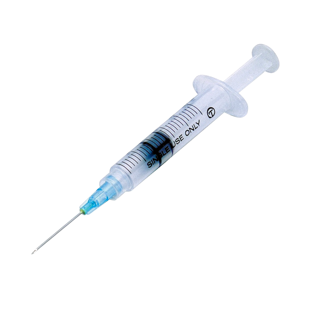 Seringue 3 pièces - Stérile - avec Aiguille 21G -3 ML - Bte 100 