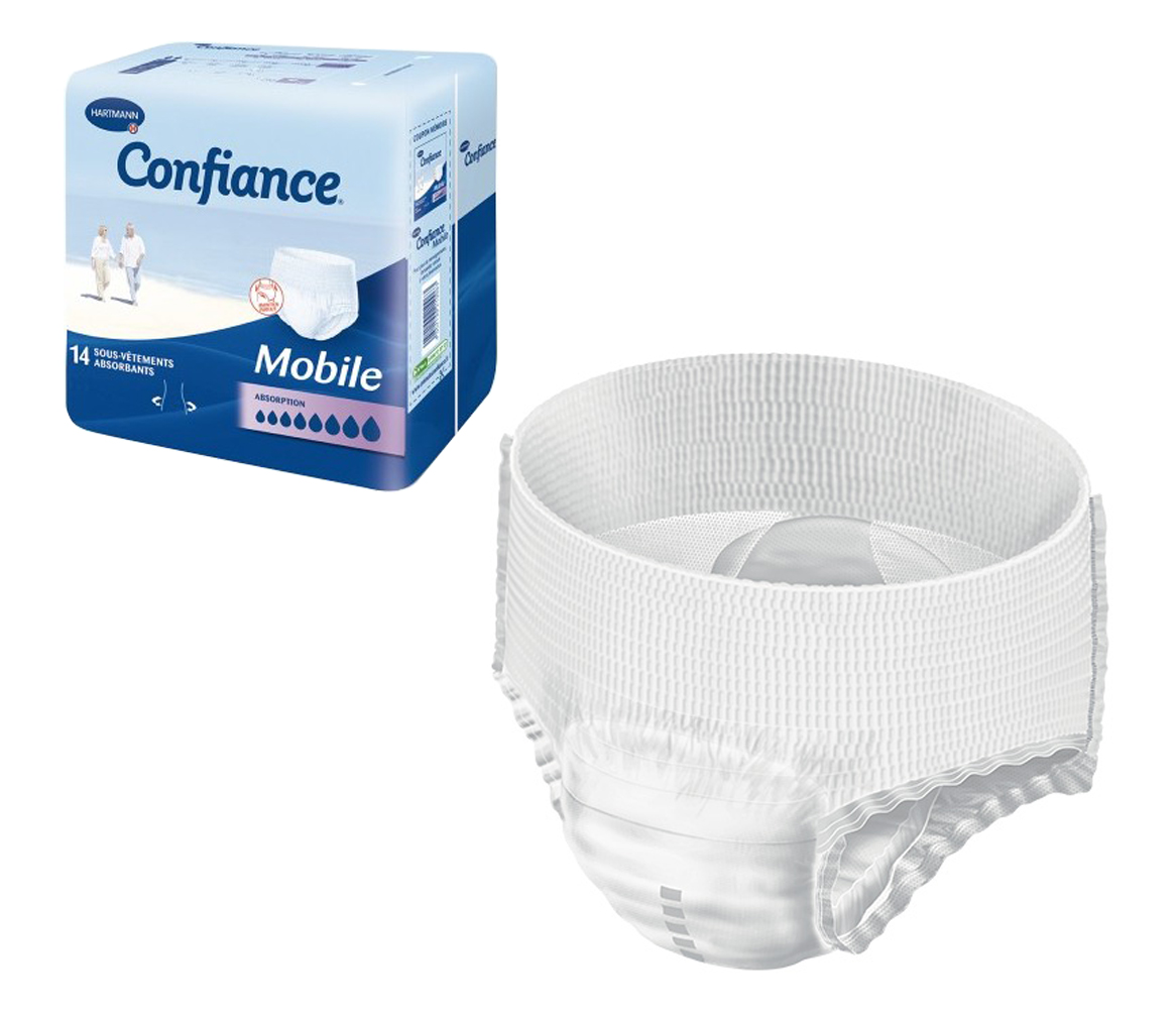 Confiance Mobile - 8 gouttes - Taille S - Paquet de 14