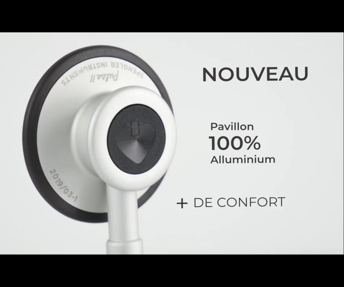 Stéthoscope - Simple Pavillon - Pulse II - Carbone 