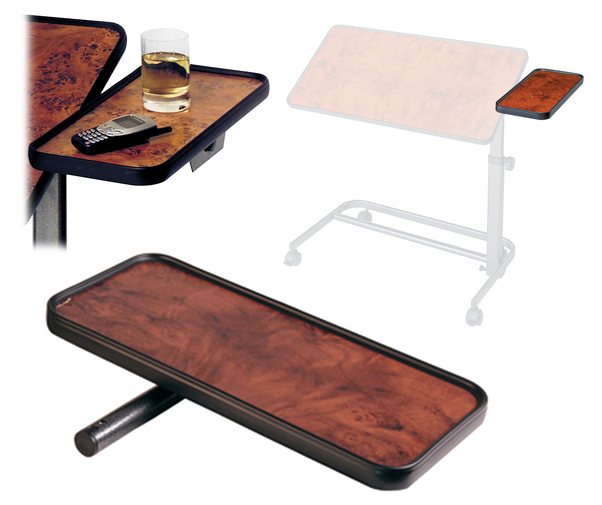 Tablette Latérale Pour Table de Lit Diffusion - Ronce De Noyer 