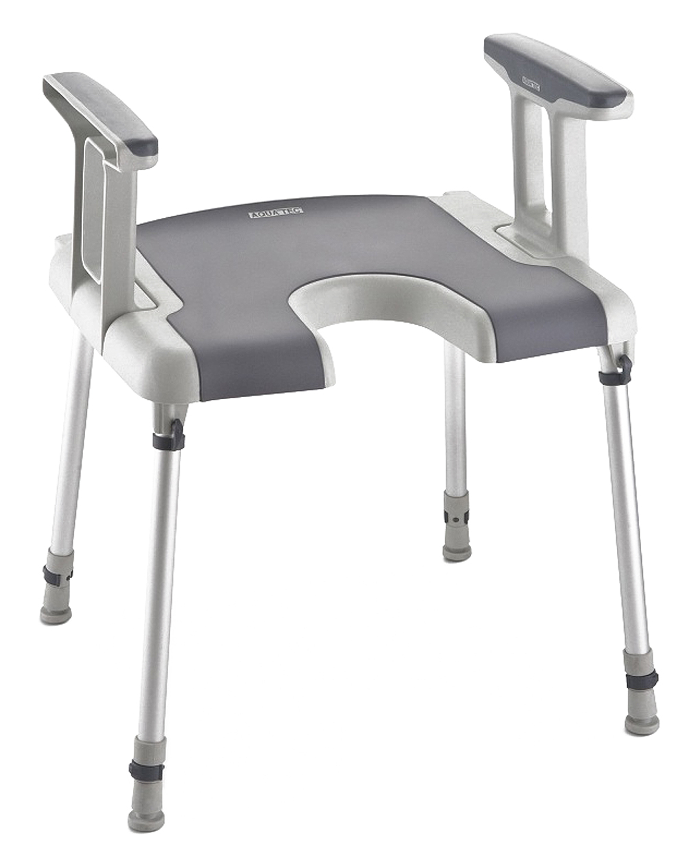 Tabouret de Bain - Découpe intime et Accoudoirs - Aquatec - Sorrento 
