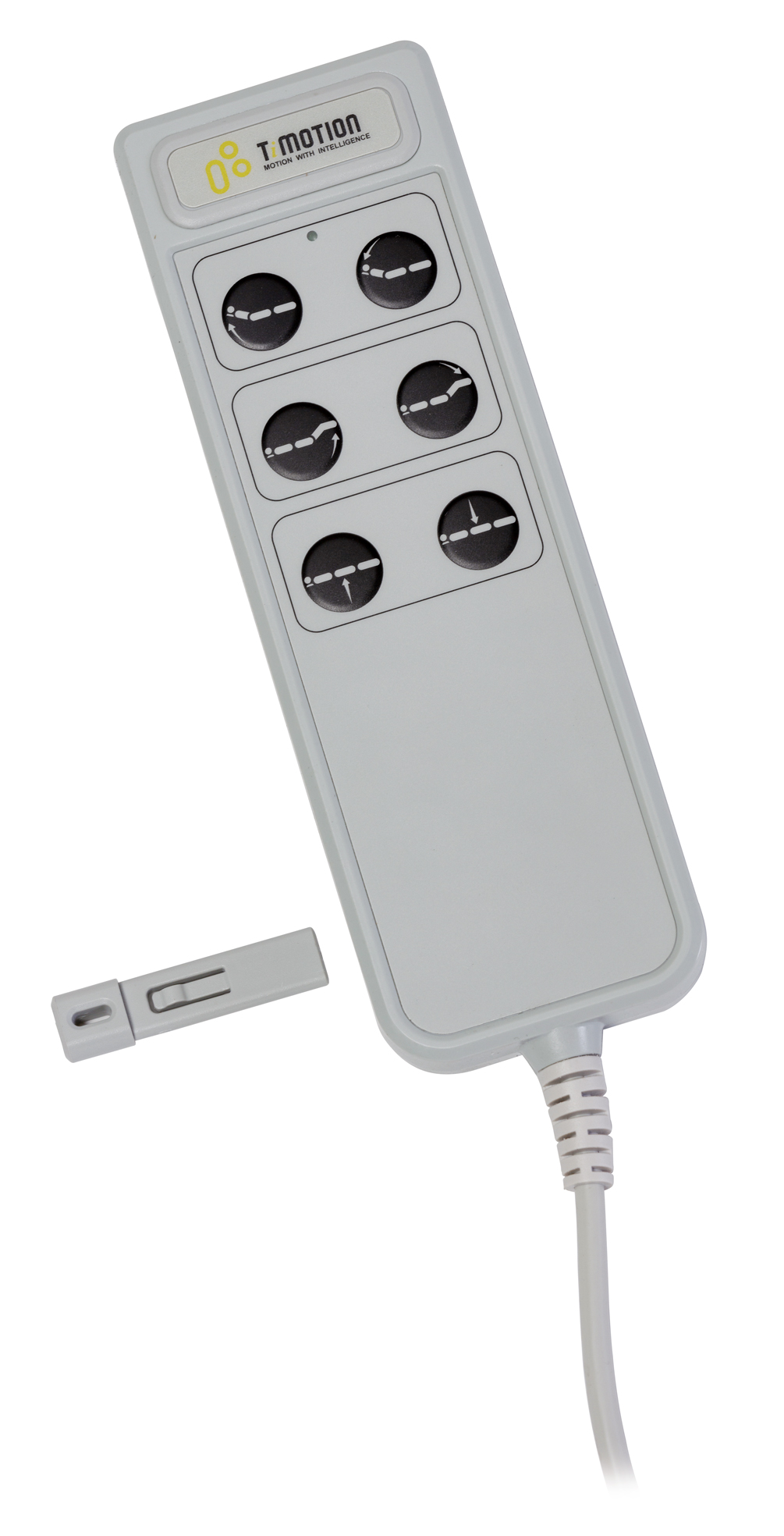 Télécommande TH2  6 boutons - avec clé de verrouillage IP54 - Lit médical AmpliPlus 3 fonctions 