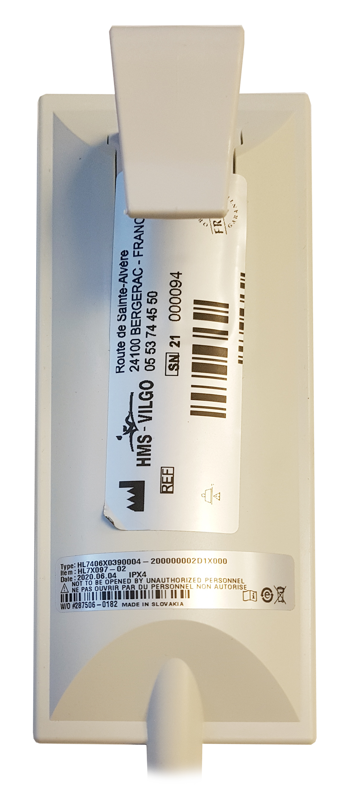 Télécommande Connectique RJ45 - Lit Euro 4 Fonctions 