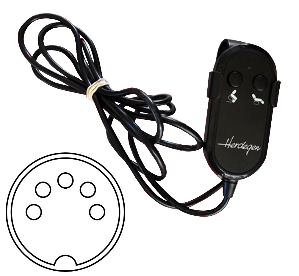 Télécommande - Fauteuil Releveur 1 moteur - Stylea I ou Success 