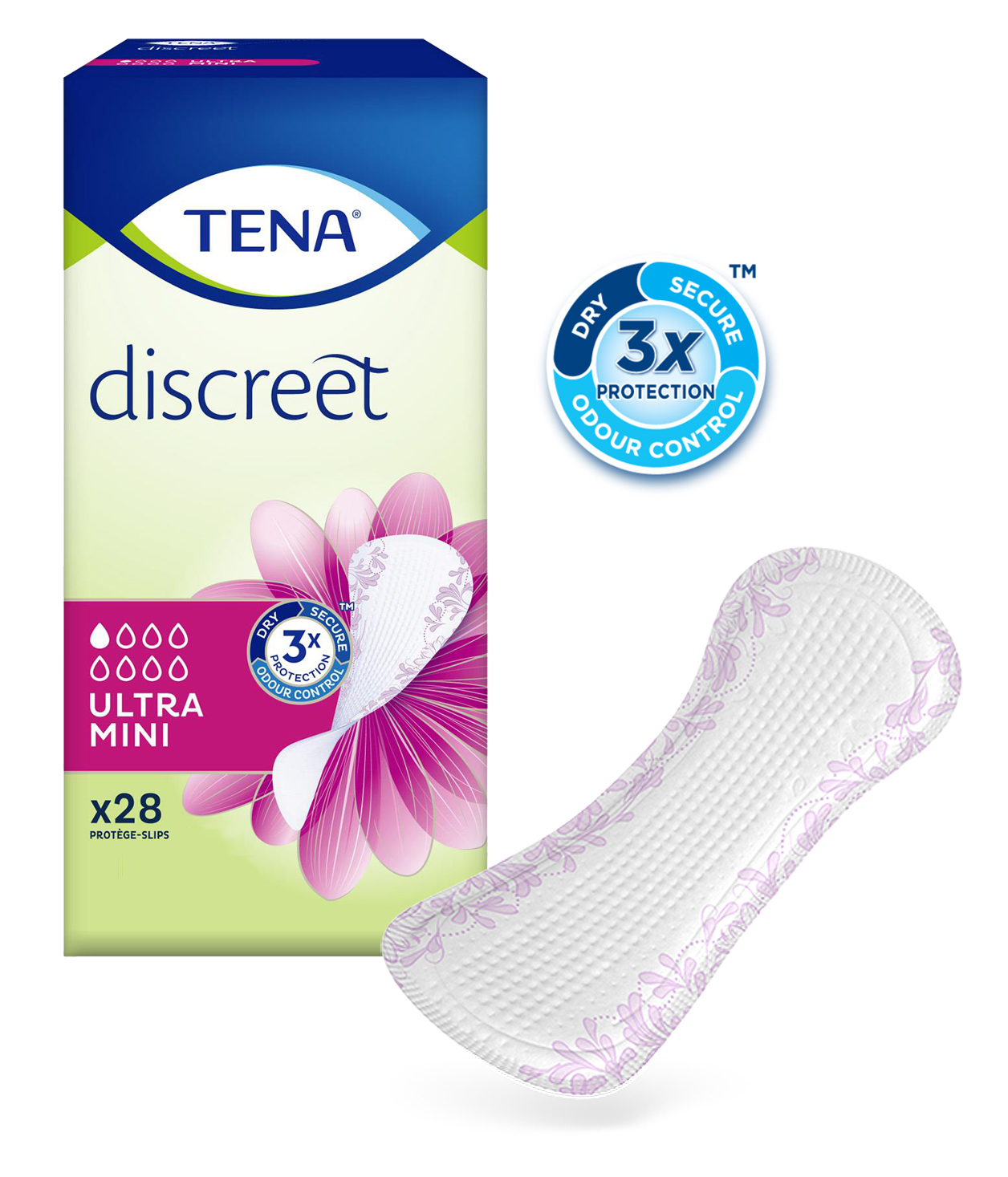 TENA Discreet - Ultra Mini - Paquet de 28