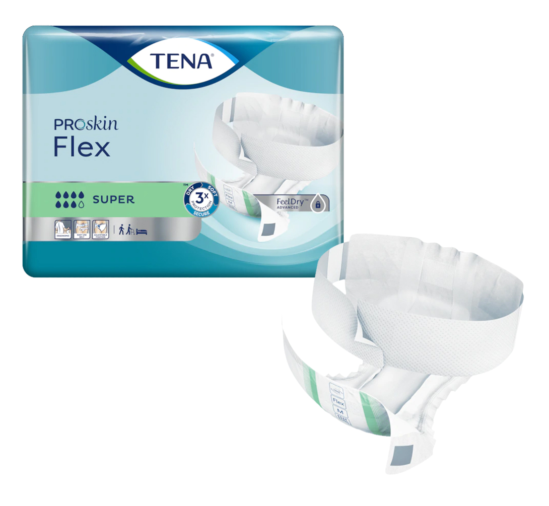 TENA Flex Proskin - Super - Taille M - Paquet de 30