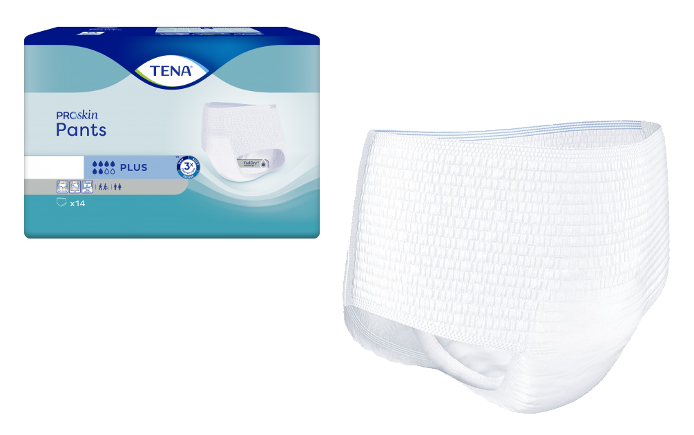 TENA Pants Proskin - Plus - Taille XXS - Paquet de 14