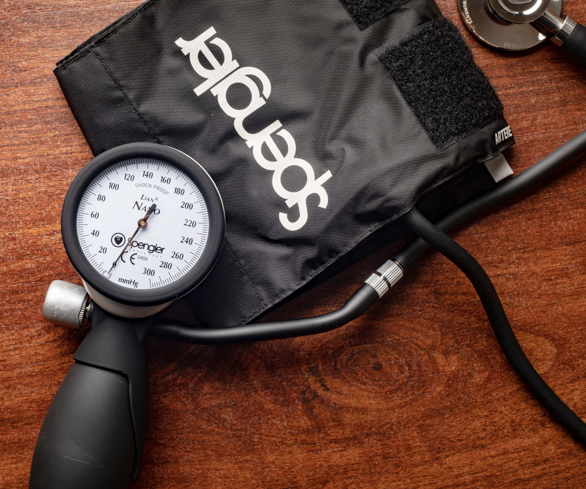 Tensiomètre Manopoire - Brassard Nylon XL - Lian Nano - Noir 