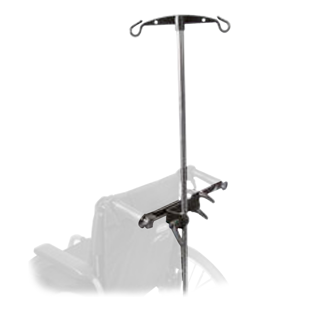 Tige porte sérum avec Tendeur de dossier - Fauteuil roulant Action 2NG 