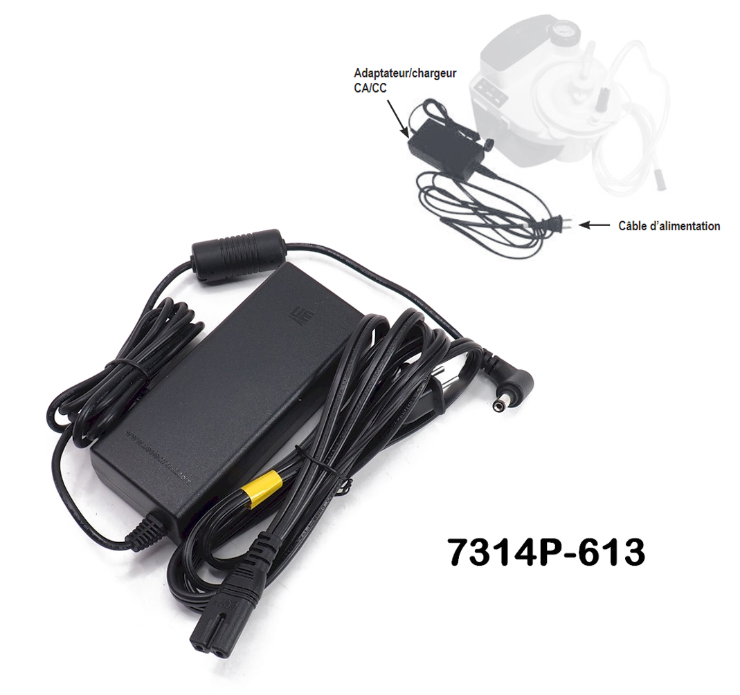 Transfo-Chargeur - Aspirateur trachéal Vacu-Aide QSU 