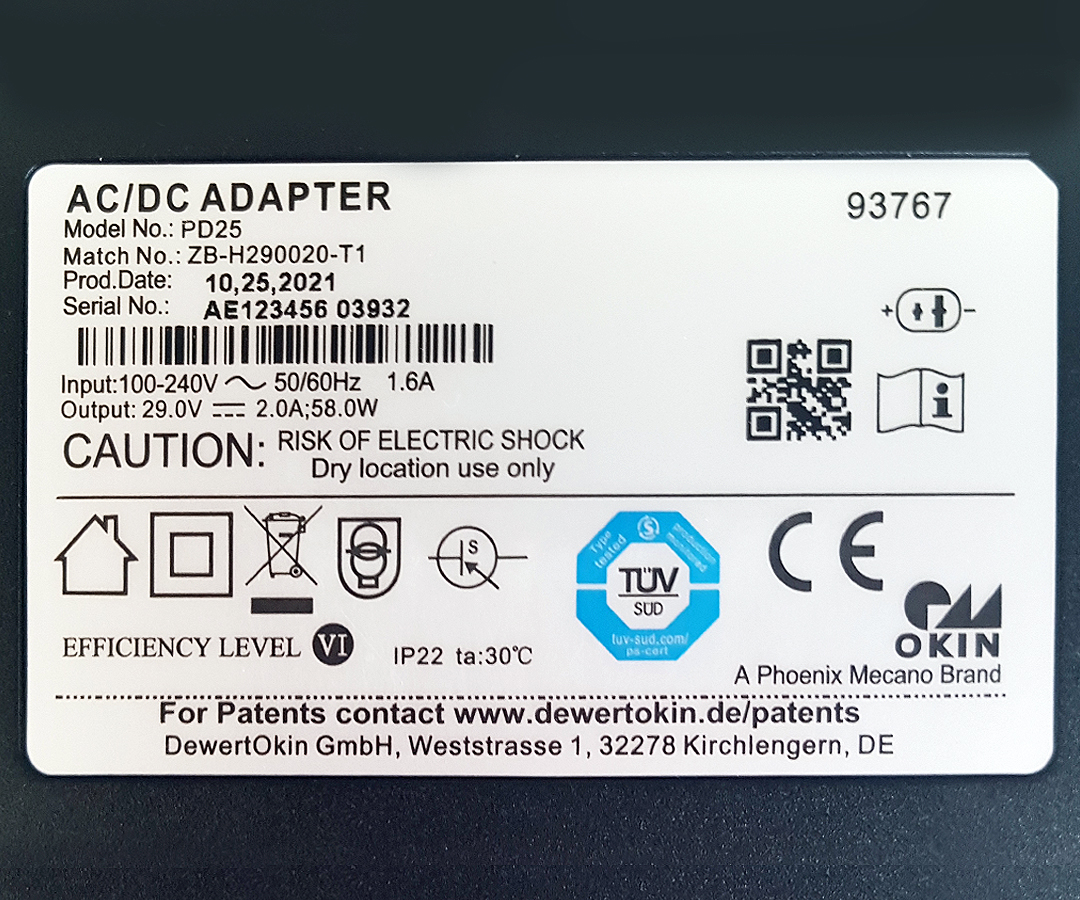 Transformateur V3 - pour Fauteuil à pousser ou Siège coquille Premium OKIN 