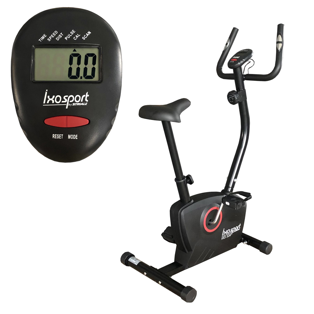 Vélo d'Appartement Pliant - Ixosport IXO-326 - Noir  