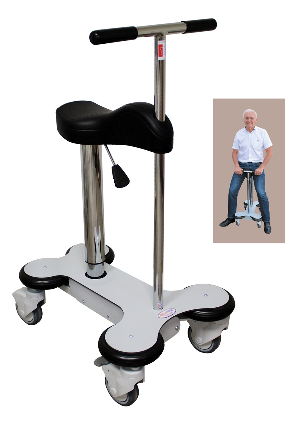 Scooter Manuel - Verticalisateur Transportable - Modelito WP Home 500 