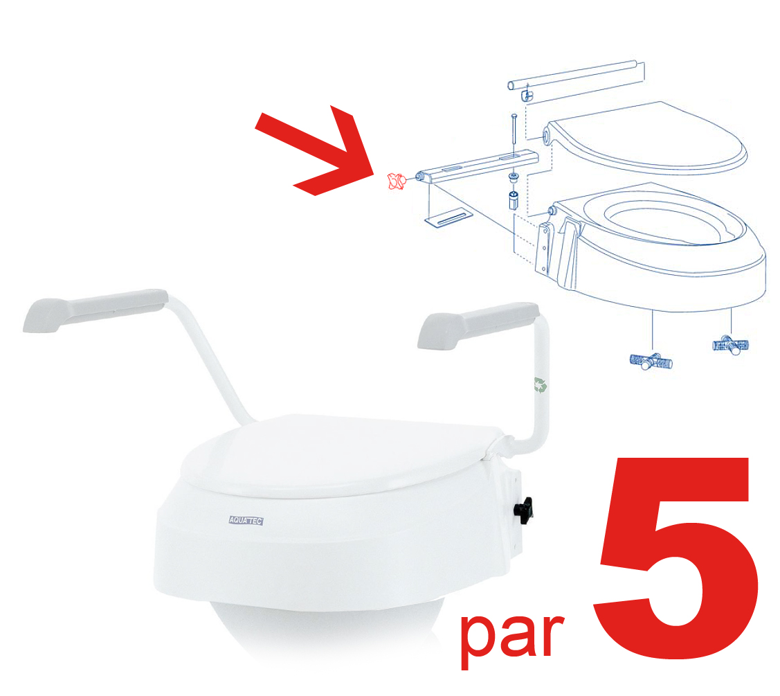 Vis latérale - pour Rehausse WC AT900 - Lot de 5 