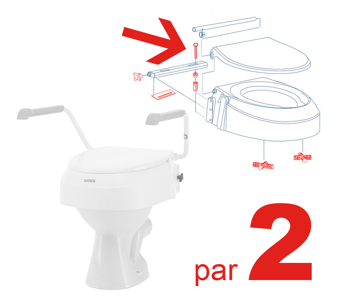 Kit vis serrage - Rehausse WC AT900 - par 2 